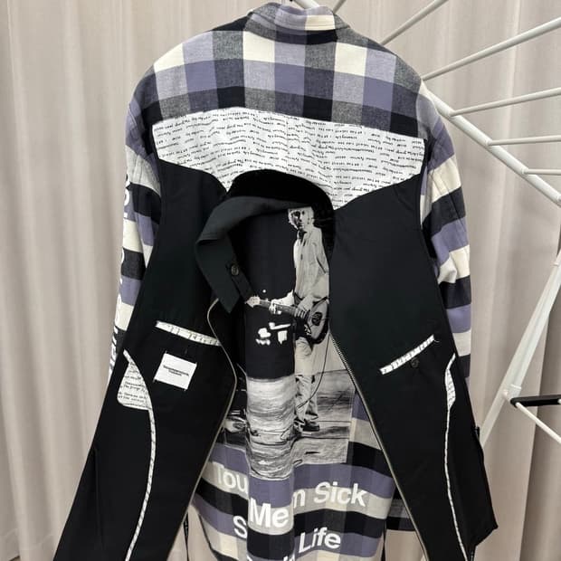 솔로이스트 커트코베인 셔츠 리버시블