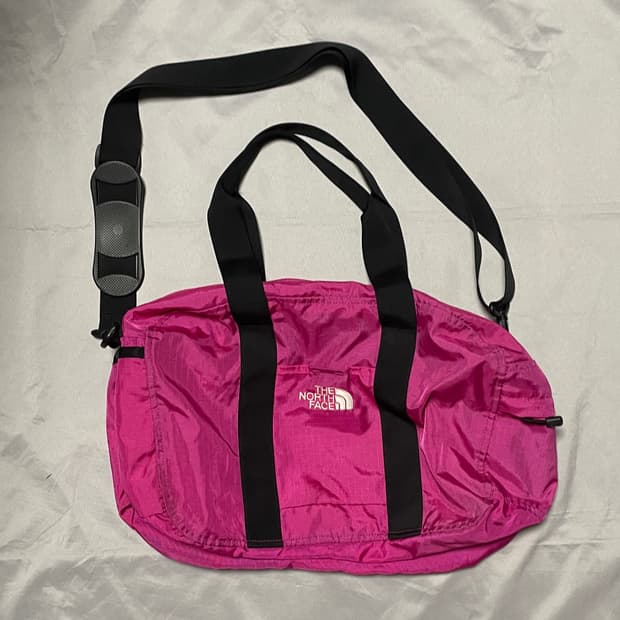 노스페이스 망치백 더플백 핑크