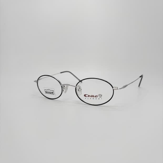 SCOUT 블랙 오벌 키즈용 안경