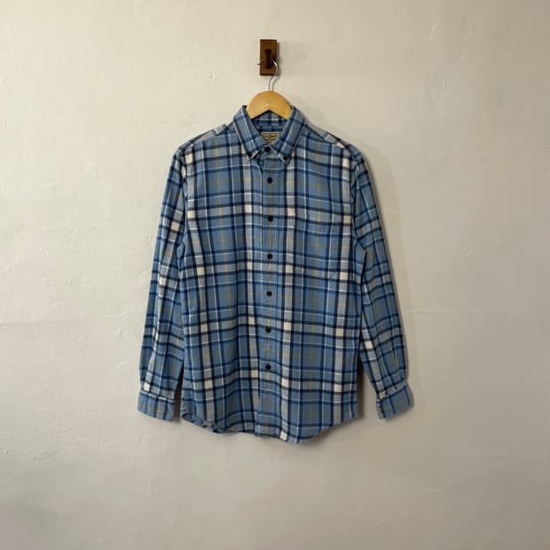 엘엘빈 체크 셔츠 