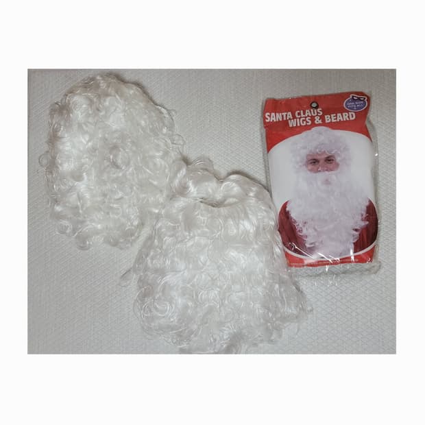 산타 코스프레 코스튬 가발 수염 세트