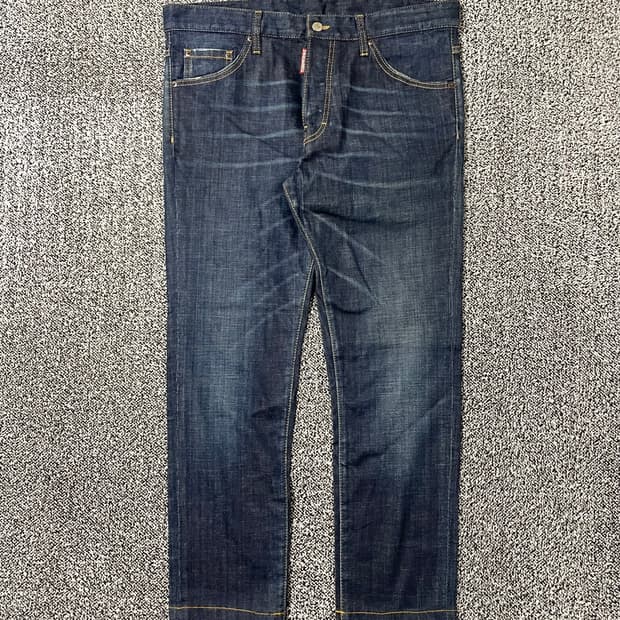  빈티지9. Dsquared2 디스퀘어드2 워싱 진청 데님 팬츠 청바지