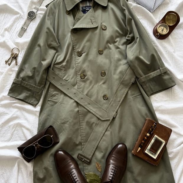 버버리(Burberrys) 남성 빈티지 트렌치코트