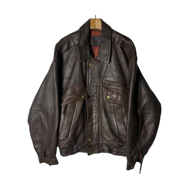 [PIMLICO] 핌리코 램스킨 레더 봄버자켓