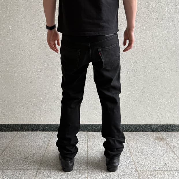 리바이스 프리미엄 511 블랙 데님 팬츠