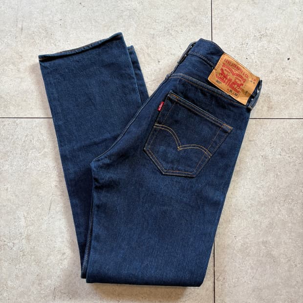 Levis 리바이스 501 진청 데님 팬츠 31X32