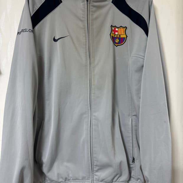 05-06 바르셀로나 나이키 트랙 자켓 그레이