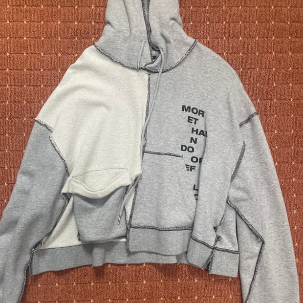 MORETHANDOPE 크롭 후드 여성 s~m