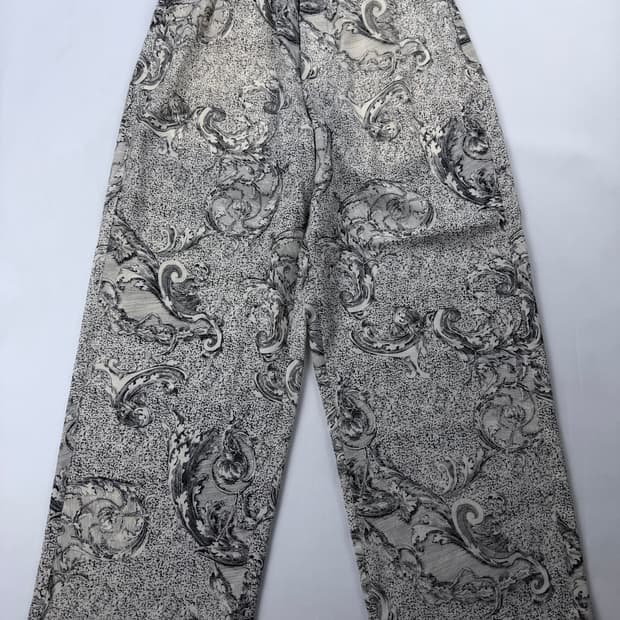 이얼즈어고 페이즐리패턴 울 팬츠