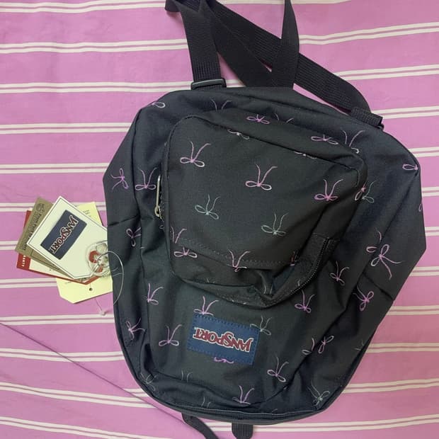 잔스포츠 미니백팩 핑크리본 판매 *새상품*