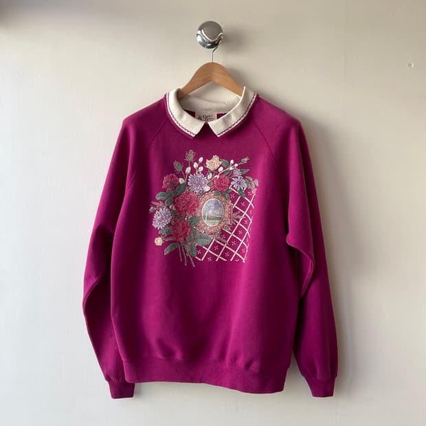 90’s USA vintage ‘Flowers’ sweatshirt 💐