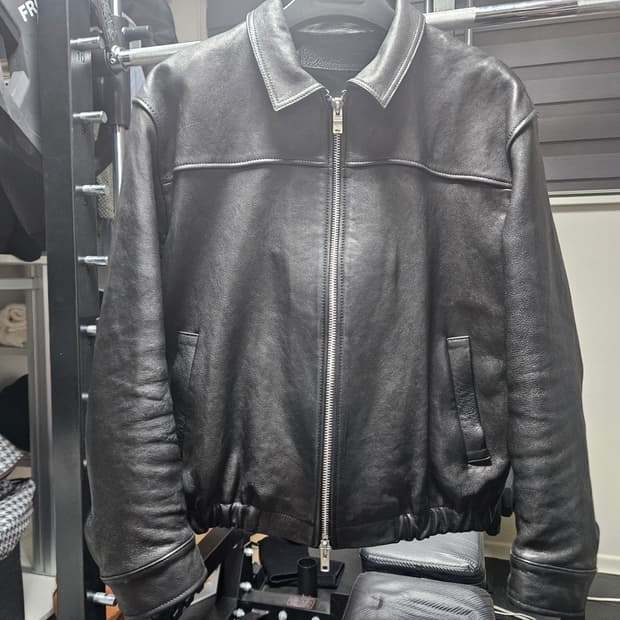 [50]느와르라르메스 jk#2 세미오버 가죽자켓