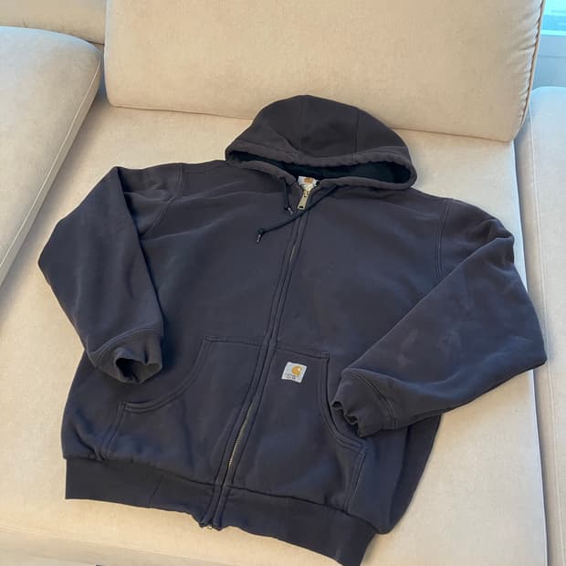 Carhartt distressed faded hoodie (칸예 착용)