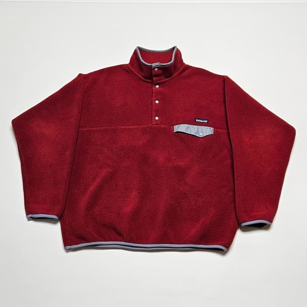 [L] 파타고니아 신칠라 플리스 후리스 버건디 레드