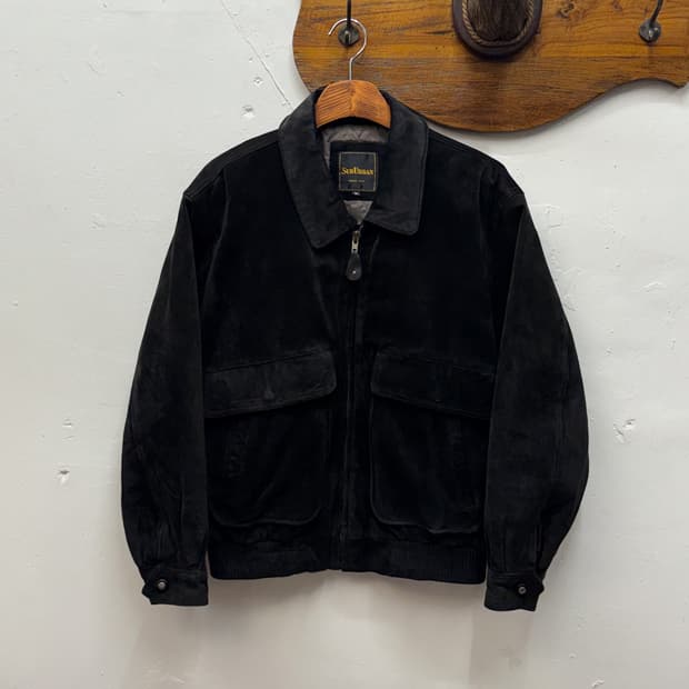 SubUrban Leather Suede Bomber Jacket