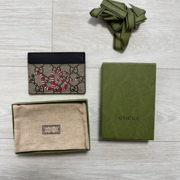 구찌 스네이크 카드지갑