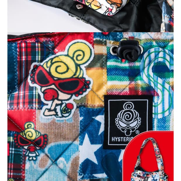 히스테릭 미니 잡지 부록 숄더백