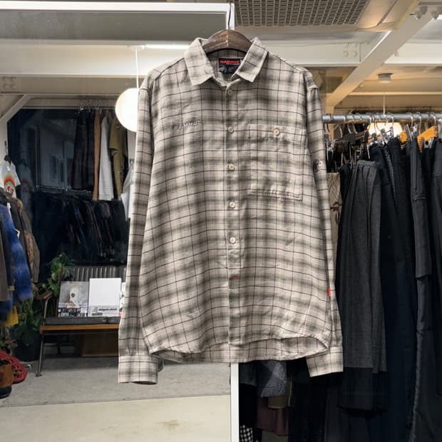 마무트 폴리 체크 셔츠