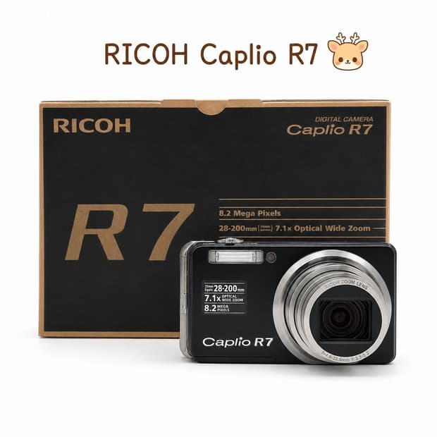 풀박미품ㆍ한글지원✨️리코 Caplio R7 블랙 🖤 