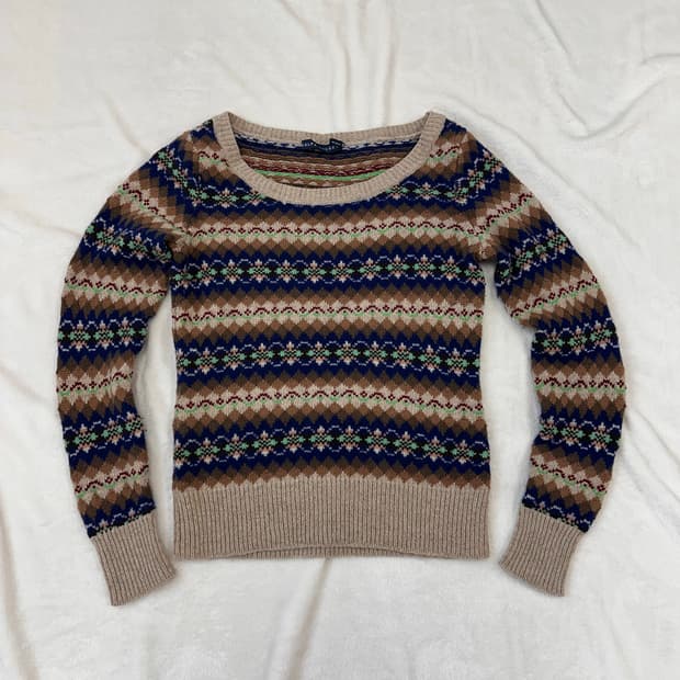 (M)폴로랄프로렌 실크캐시미어 페어아일 니트