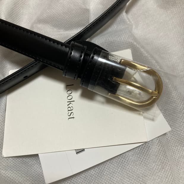 룩캐스트 검정벨트 (새상품)