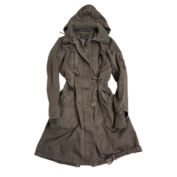 Jpn 모자디테일 야상자켓