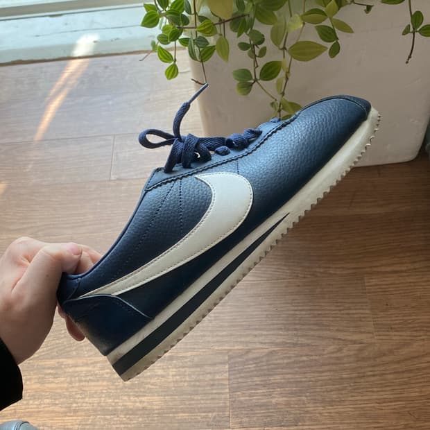 나이키 코르테즈 레더 네이비 270