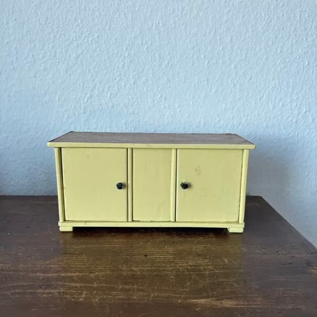 독일)빈티지 우드 미니케비넷