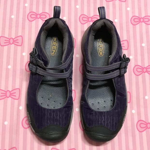 Keen 킨 메리제인 퍼플 하구미 슈즈