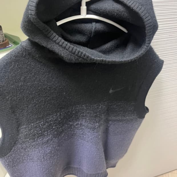 나이키 니트 후드 베스트