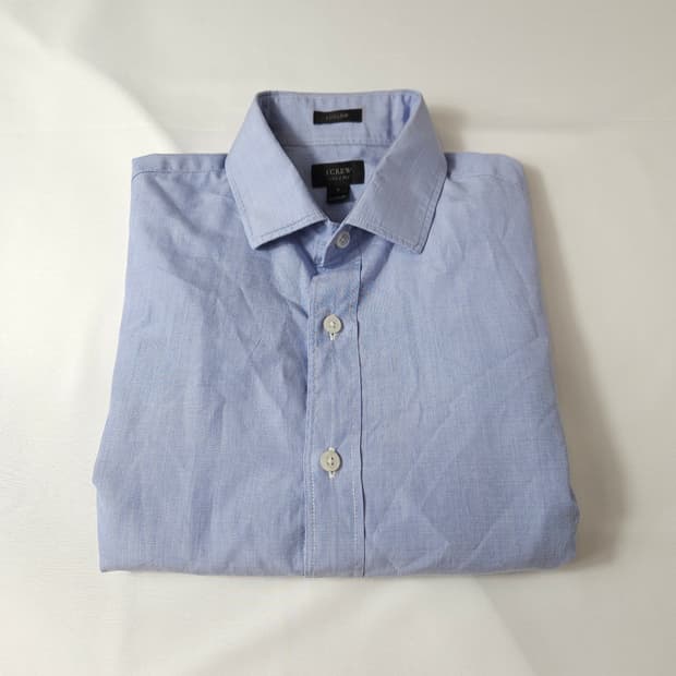 j crew 제이크루 바움울레 클래식 스카이블루 셔츠 S