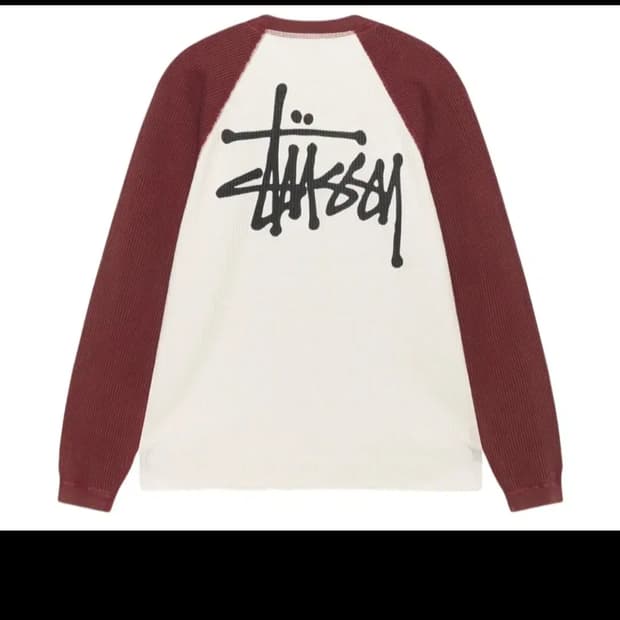 스투시 레글런 롱슬리브 