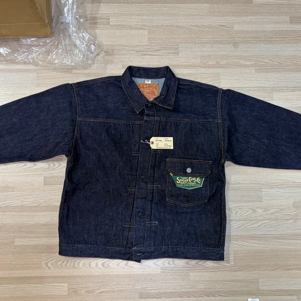 슈가케인 Type 1 1936모델 데님 자켓 13oz 42사이즈