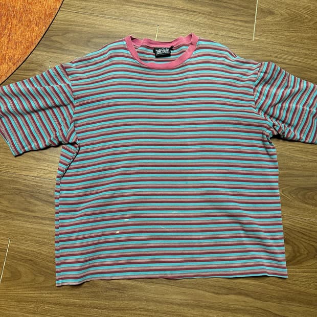 90s made in usa 빈티지 보더티셔츠 스트라이프 단가라