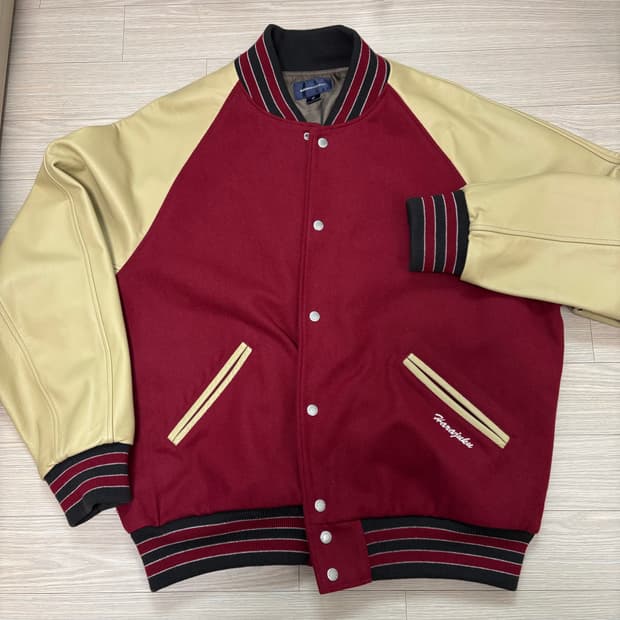 [L] 디스이즈네버댓 하라주쿠 바시티 자켓