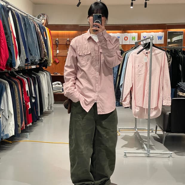 빈티지 웨스턴 셔츠