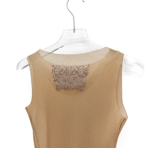 빈티지 이탈리안 메시 슬리브리스