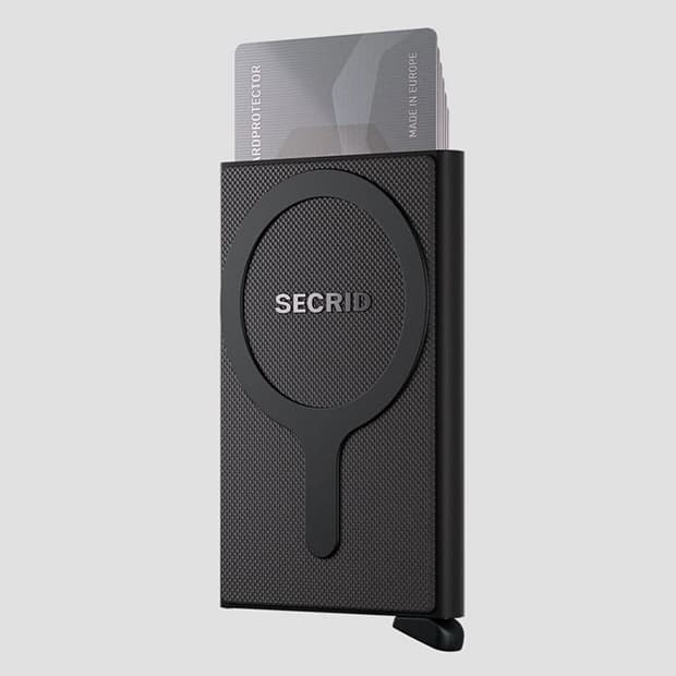 (1회착 우체국 택포가격) 시크리드 카드프로텍터 맥세이프 카드지갑 블랙