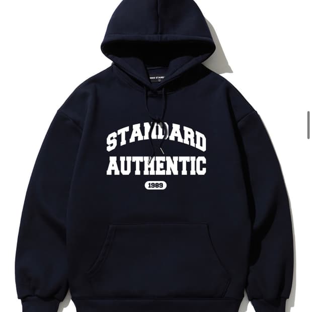 AUTHENTIC 후드 네이비 (1989스탠다드) m사이즈