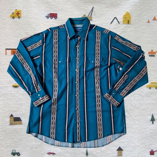 랭글러 패턴 셔츠 (Man 2XL) AB0216
