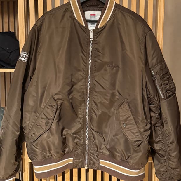 22SS Supreme Second To None MA-1