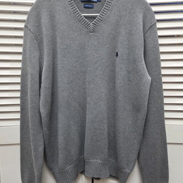 폴로 랄프로렌 브이넥 니트 스웨터