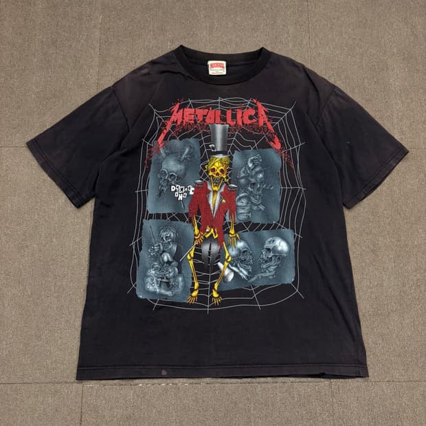 michael metallica 메탈리카 빈티지 밴드티