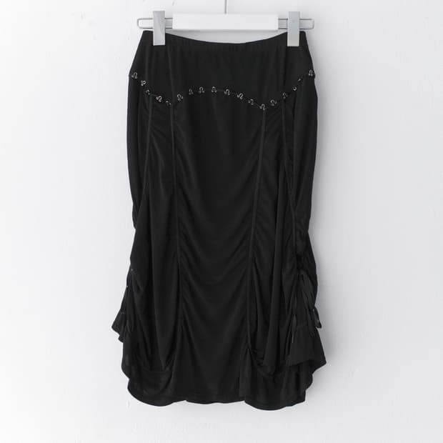 hiroko bis) shirring line skirt