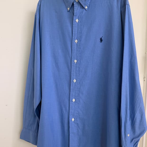 폴로(Polo ralph lauren) 블루 옥스퍼드 셔츠