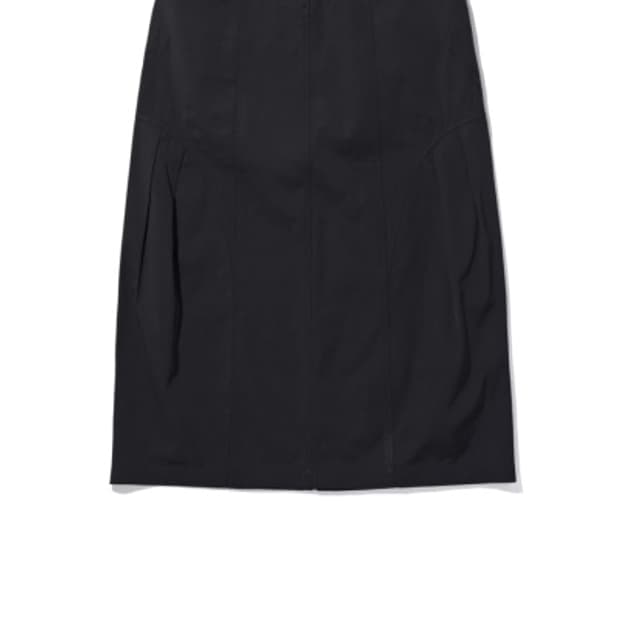 미스치프 롬버스 롱 스커트 블랙 m