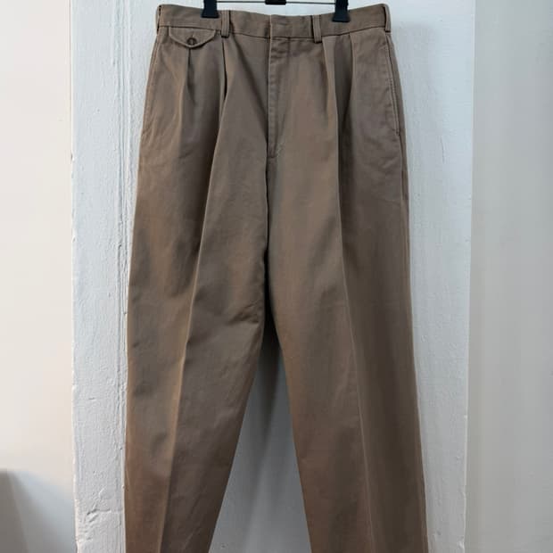 90s 폴로 랄프로렌 투 턱 치노 팬츠