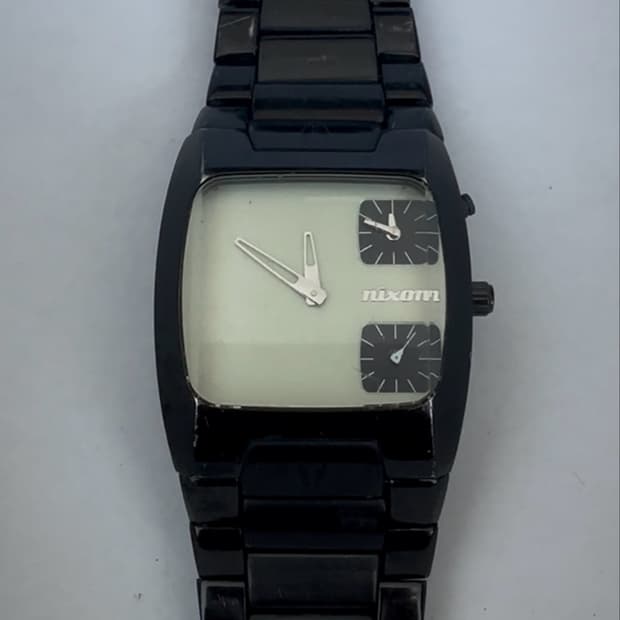 닉슨 뱅크스 듀얼타임 빈티지 시계 nixon banks dual time