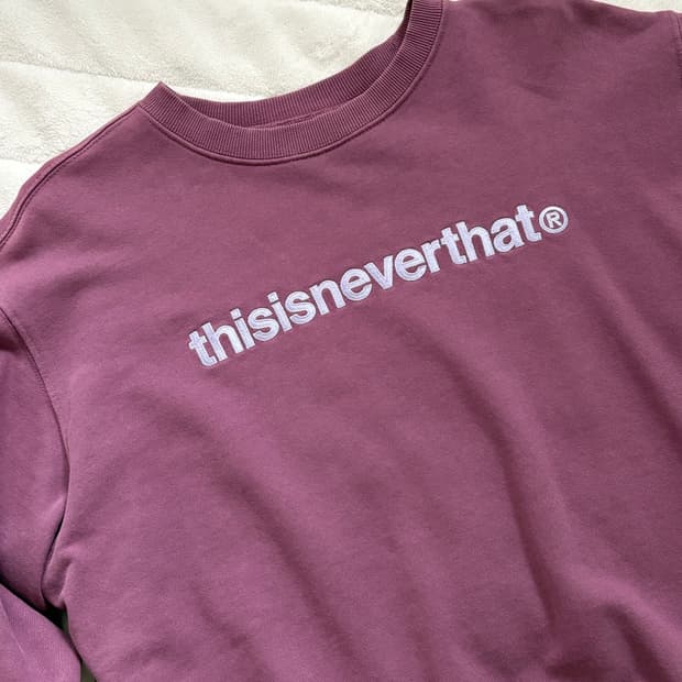 디스이즈네버댓 맨투맨 퍼플