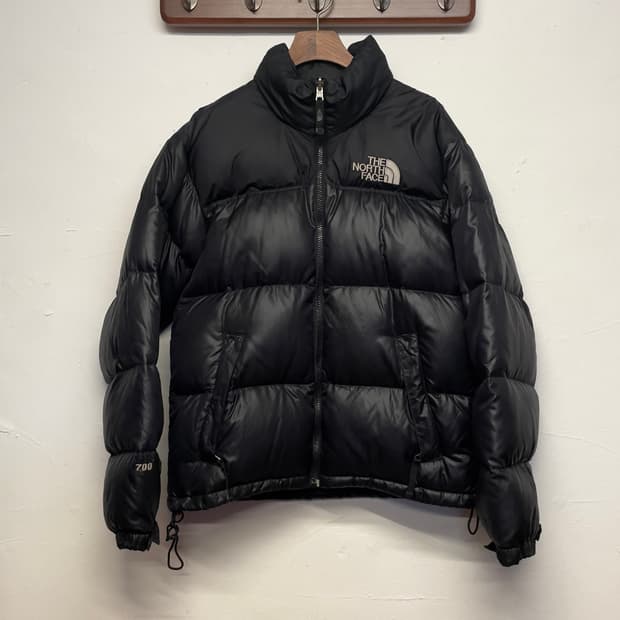 노스페이스 눕시 700 블랙 구스다운 패딩